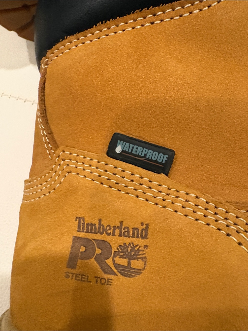Timberland PRO Wheat/Tan Safety Work Boots Steel Toe Waterproof 8.5 Women’s - Picture 7 of 8